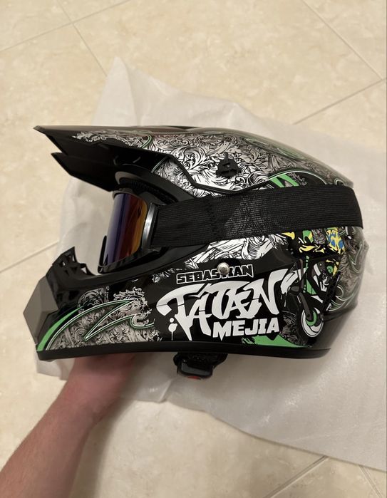 Kask fullface w rozmiarze S