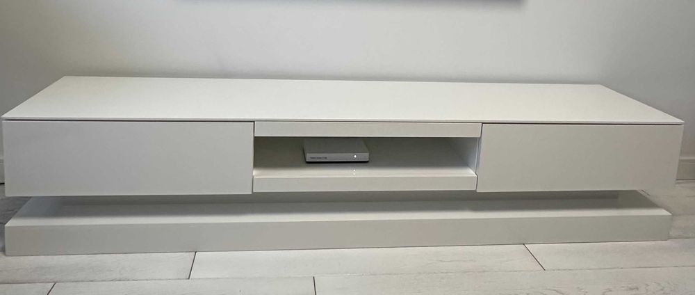 Szafka RTV biała połysk