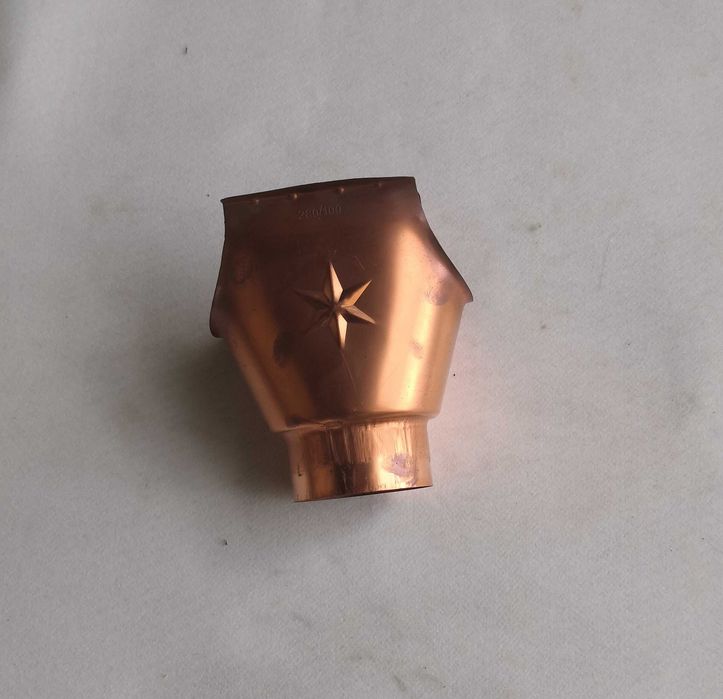 Obejma miedziana do rury spustowej