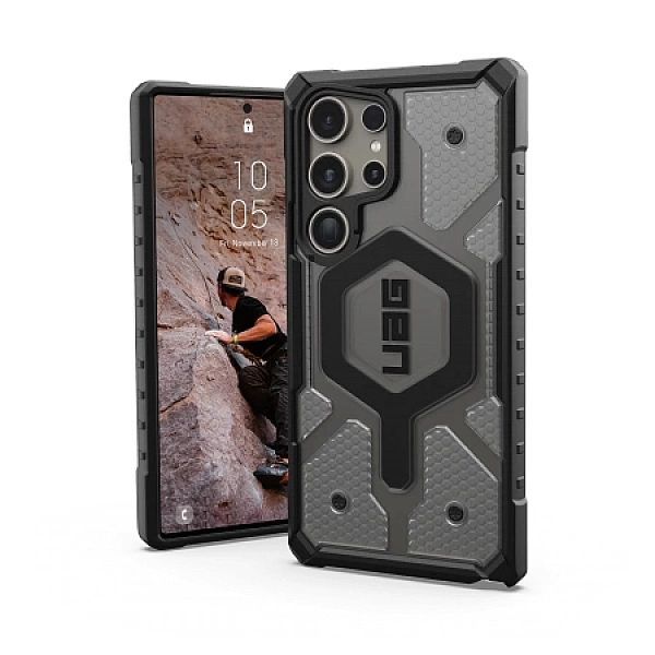 Etui Uag Pathfinder Clear Magnet do Samsung Galaxy S24 Ultra z modułem