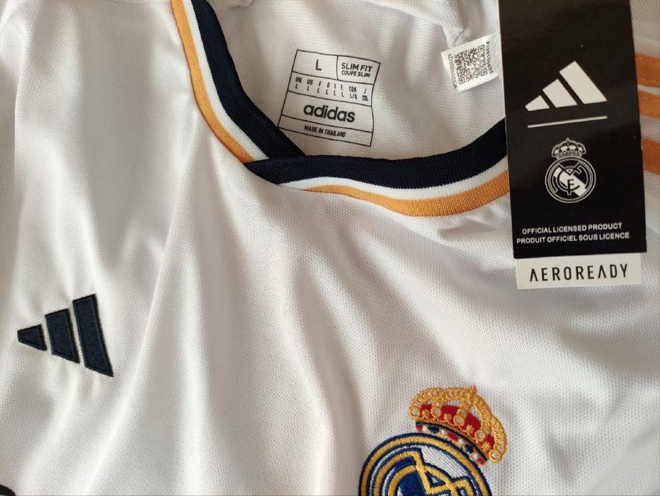 Koszulka Real Madryt r.L DOM 2023/24 Królewscy Los Blanco Hala Madrid