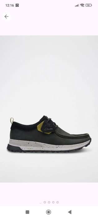Sapatilhas / sapato casual da marca Clarks em nobuck  preto