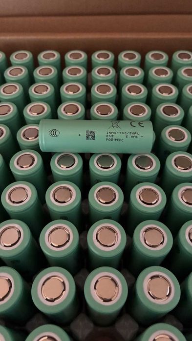 21700 EVE 50PL 5000mAh 125A 3.6mOm tabless НОВІ