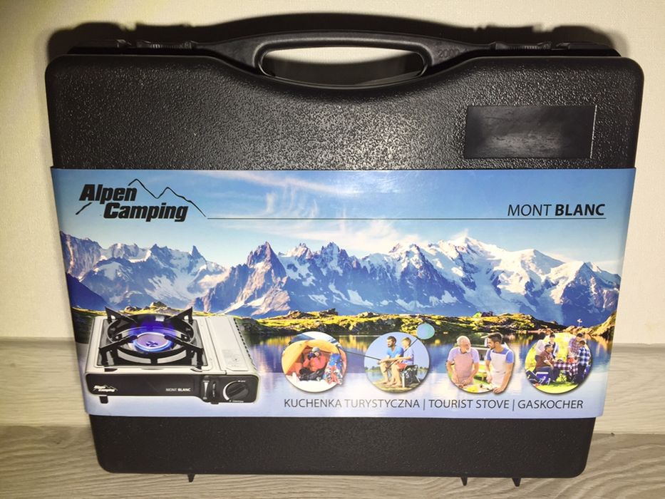 Портативна газова плита MONT BLANC туристична BLANC