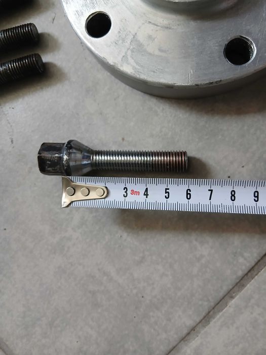 Espaçadores 20mm BMW 5x120 C/pernos M12x1,50 72,5mm