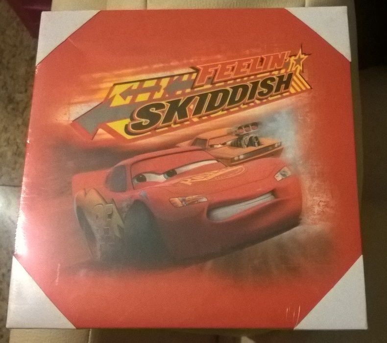 Set Lançador Carros Dinoco 51 Quadro Faísca McQueen Disney Novo