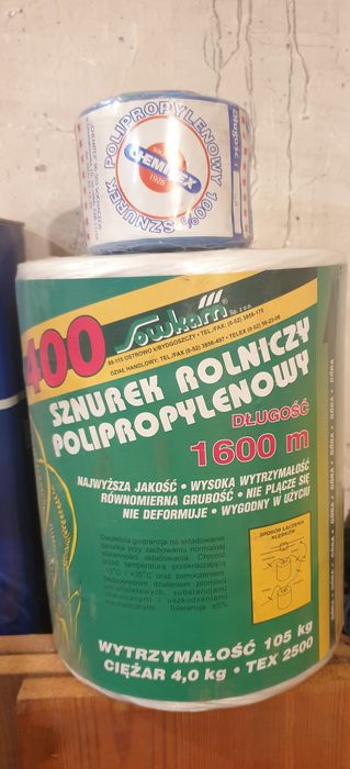 Sznurek rolniczy polipropylenowy