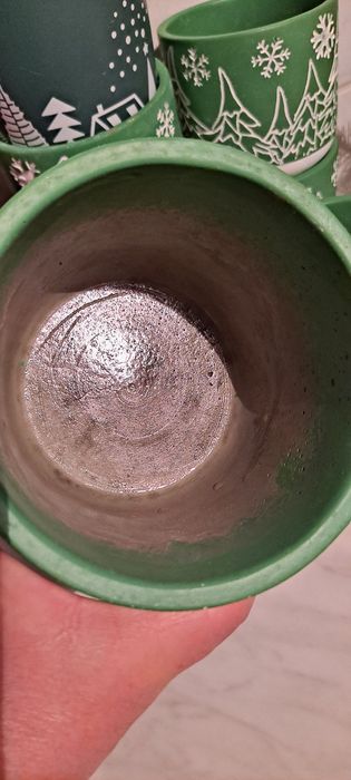 Zestaw 17 świątecznych osłonek ceramicznych