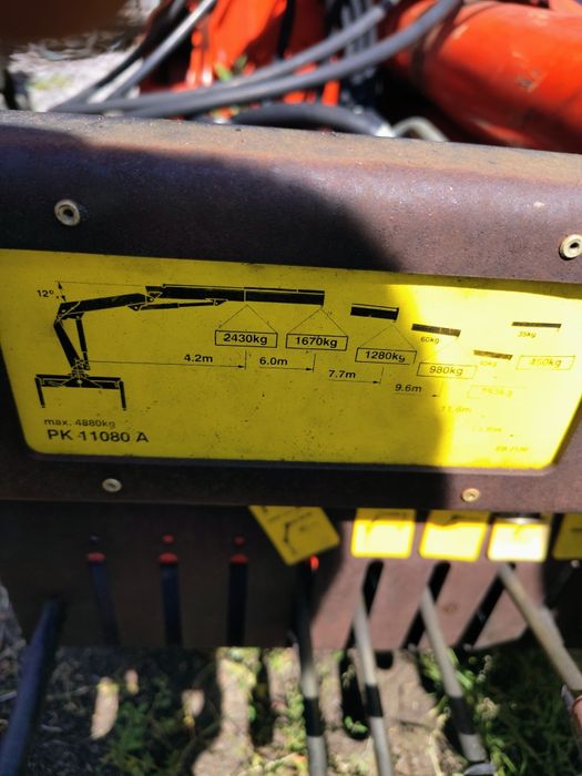 Кран маніпулятор Palfinger pk11080