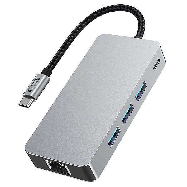 Tech-Protect Hb05 Hub Adapter 9In1 Type-C + Usb2.0 + Usb3.0 + Hdmi 4K