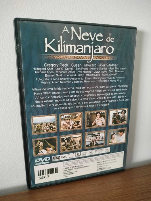 Filme DVD: A Neve de Kilimanjaro - The Snows of Kilimanjaro