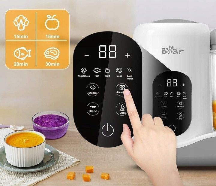 Robot kuchenny Bear SJJ 330 W biały baby cooker