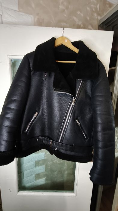 Дублянка з еко шкіри в стилі Zara