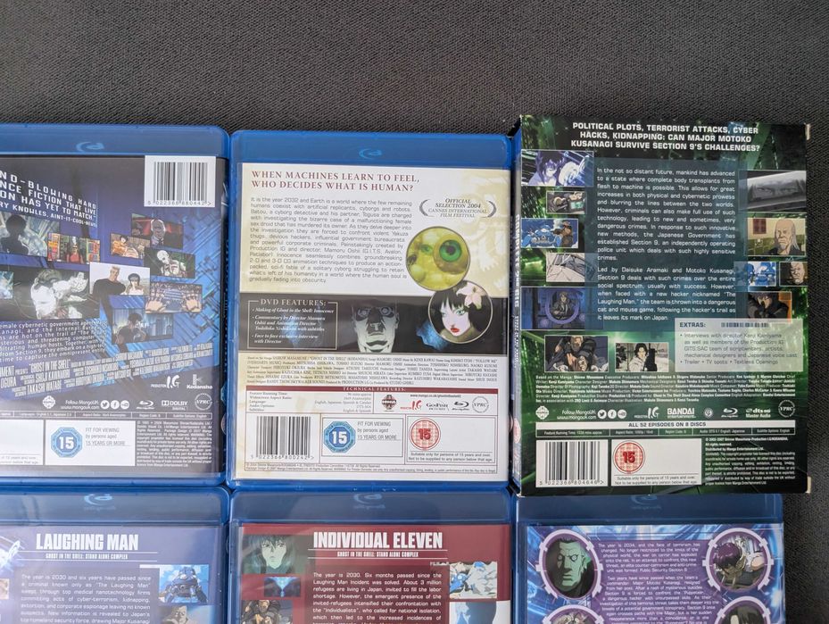 Ghost in the Shell (duża kolekcja) Anime Blu-Ray