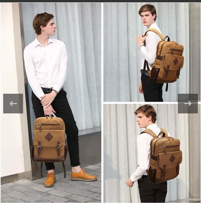 Plecak brązowy męski