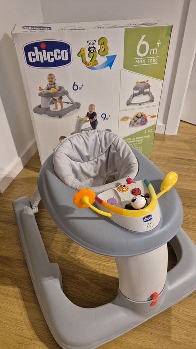 Chodzik Chicco 1 2 3 Silver
