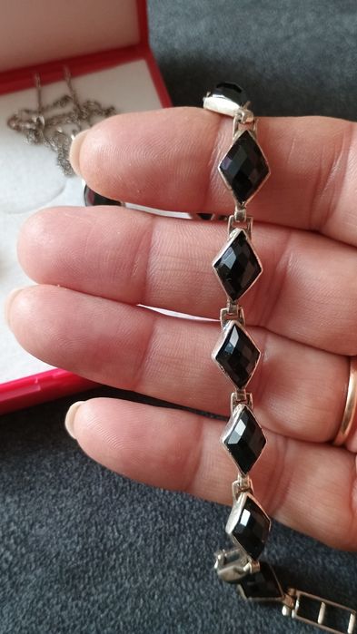 Zestaw biżuterii srebrnej 925+gratis