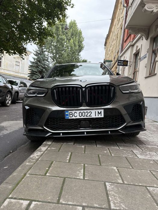 Губа Bmw X5 G05 X5M F95 Накладка на передній бампер