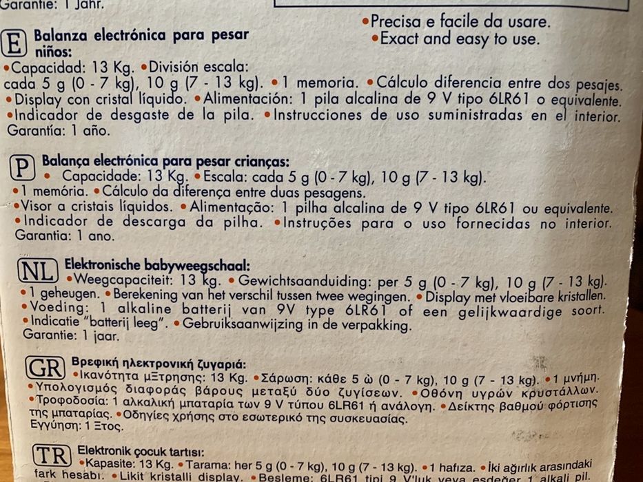 Balança digital Chico