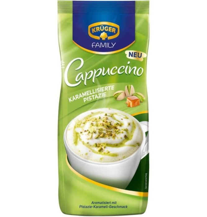 Kruger Family Cappuccino 500 g karmelizowane pistacje z Niemiec 3 szt
