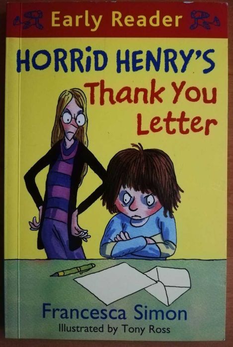 Книга для детей Horrid Henry's Thank You Letter