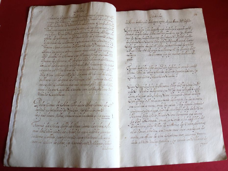 Título dos Silvas extenso manuscrito genealógico, S.XI a XV