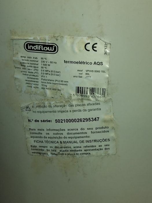 Cilindro termoeletrico