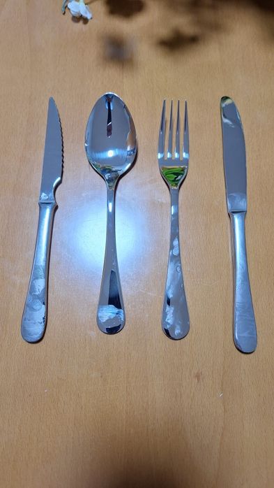 Conjunto de 150 talheres mesa inox