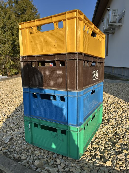 Skrzynka plastikowa 60x40x20 cm do ogrodu, transportowa