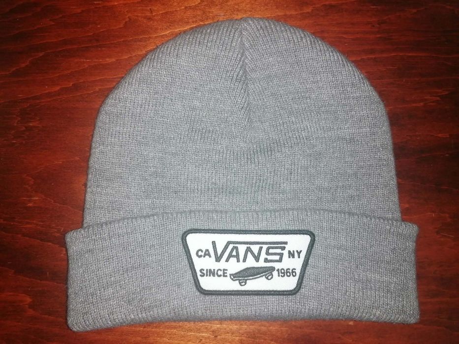Vans  Oryginalna Czapka Milford Beanie kolor szary, nowa bez metki
