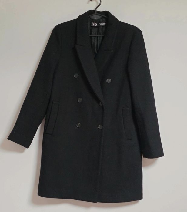 Płaszcz Zara 55 % wełna