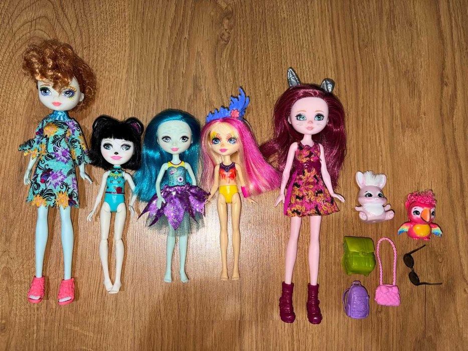 Enchantimals Turtle Trіcycle Peeki Parrot Ever After High Dragon Games Bird Figure Forest Pixies