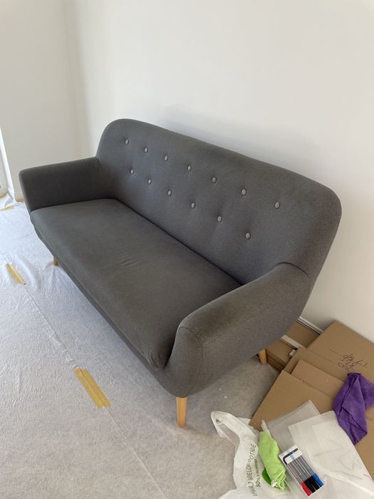 Sofa+fotel+podnóżek