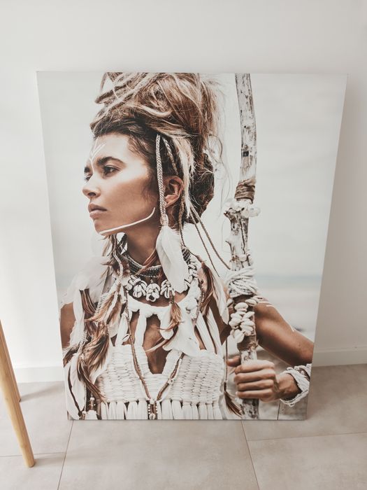 Obraz Canvas Płutno Castorama Indianka Boho