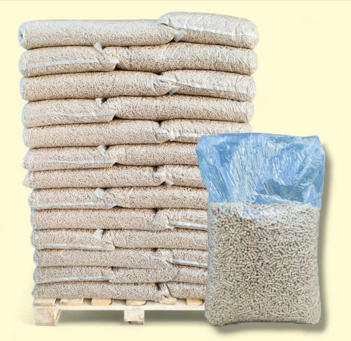 Pellet drzewny Świerkowo-Dębowy 18.4MJ/kg  15kg 6mm Atest FSC Pelet