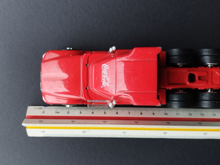 Die cast truck coca cola