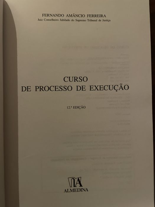 Curso de Processo de Execução 12a Edição