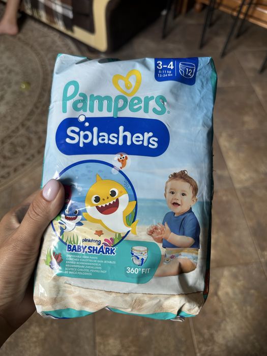 Підгузки-трусики для плавання Pampers Splashers (розмір 3–4)