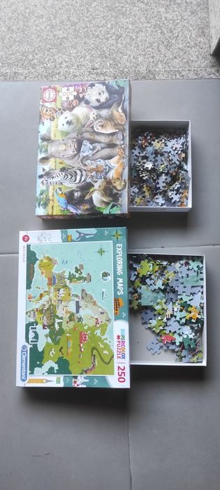 Puzzle educativo animais