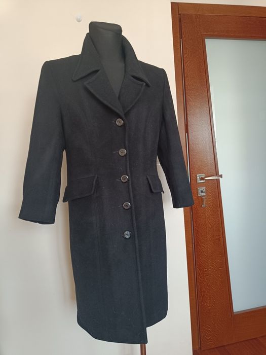 Elegancki płaszcz damski welna kaszmir