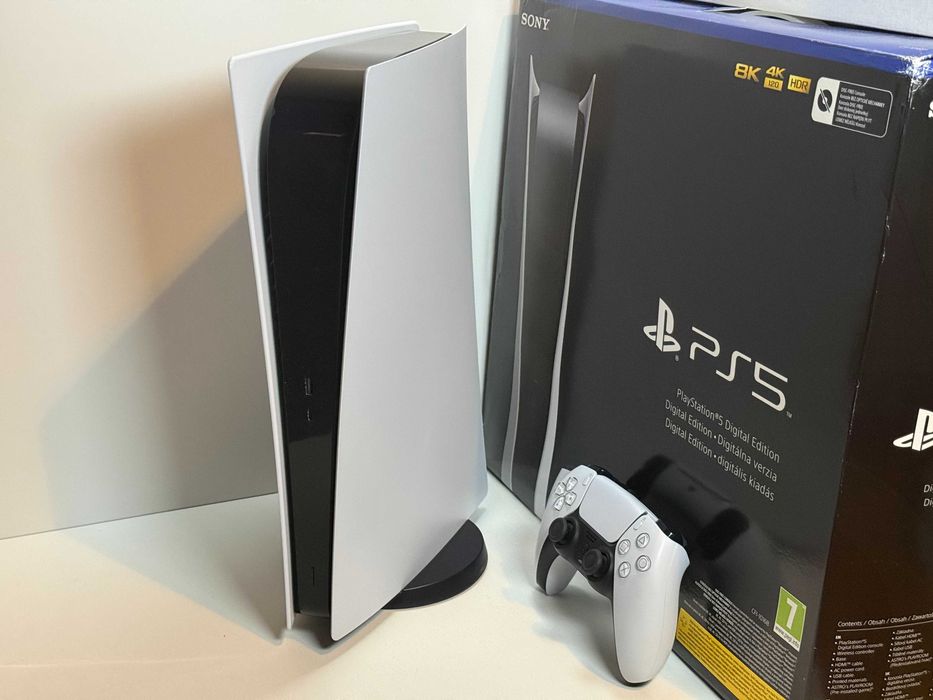 Konsola Sony PS5 - PlayStation 5 - 825GB + Pad - Gwarancja -