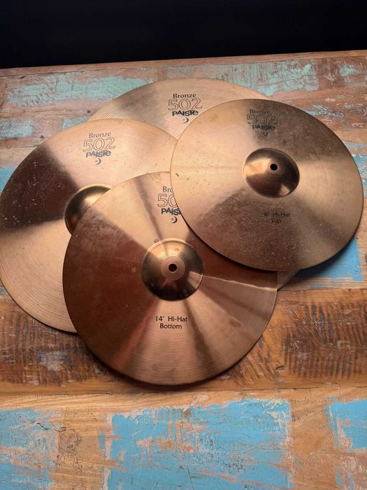 Komplet talerzy perkusyjnych Paiste 502 Bronze