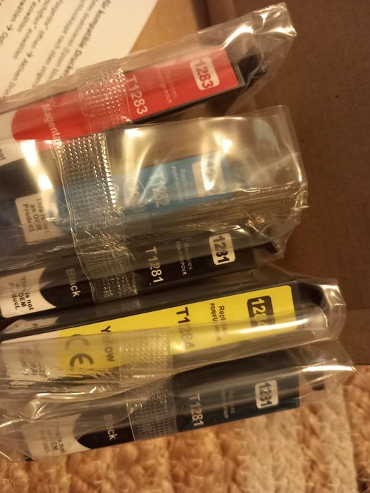 Zestaw 5 kompatybilnych wkładów do drukarek do Epson T1285