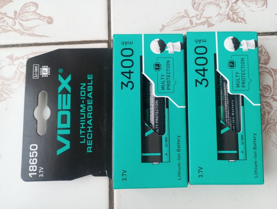 Акамуляторы VIDEX