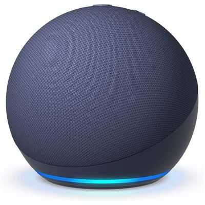 Assistente Virtual Amazon Echo Dot 5 (Branco e Preto)