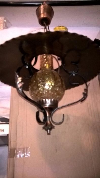 lampa mosiądz i brąz