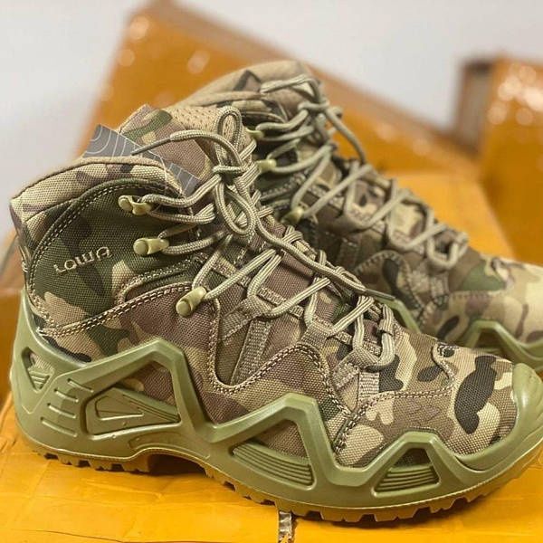 Берцы Lowa GORE-TEX ОПТ мультикам, ботинки мужские