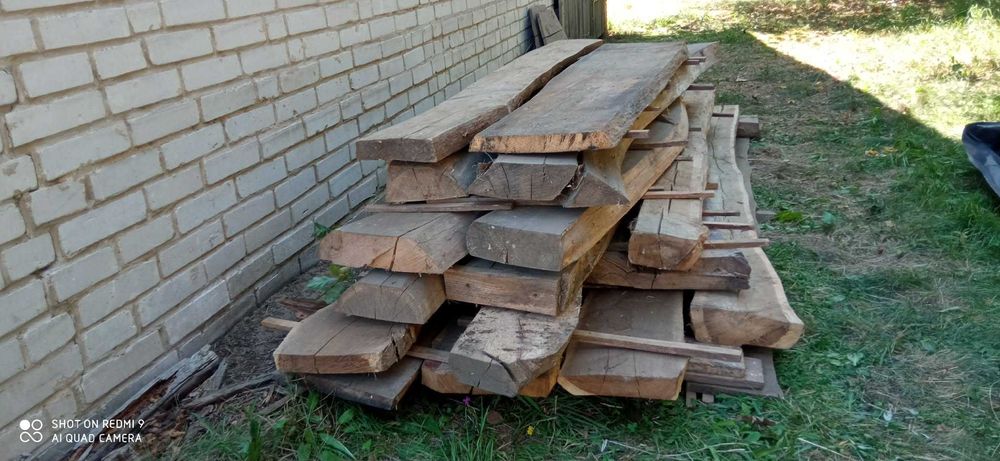 Brusy / foszty dębowe – grube deski, do 395 cm