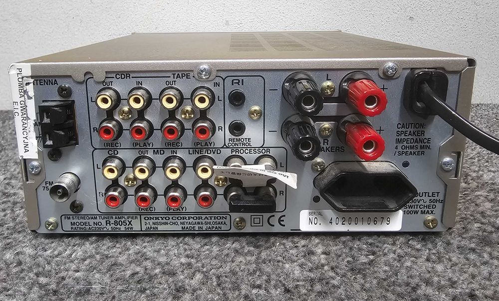Amplituner stereo ONKYO R-805X. Wysokiej klasy sprzęt MINI. wysyłka