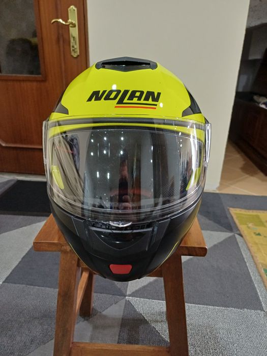Capacete modular motard em ótimo estado